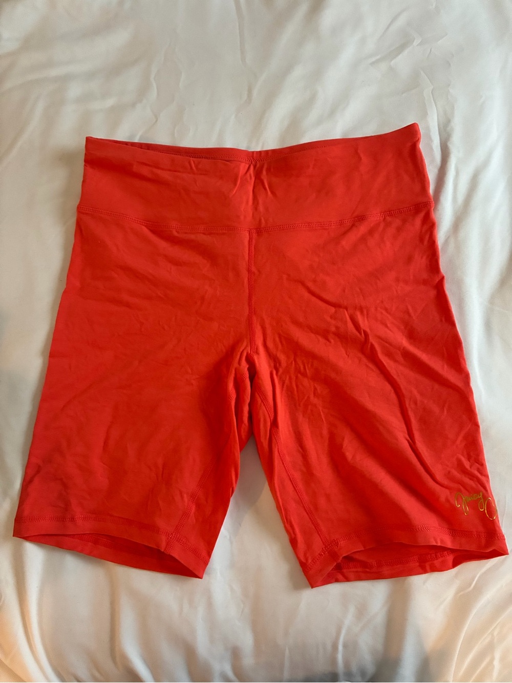 Juicy Couture Red Athletic Bike Shorts